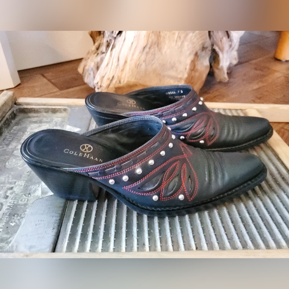 Womens Cole Haan Western Mule.
